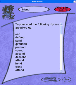 Virtual Poet Screenshot